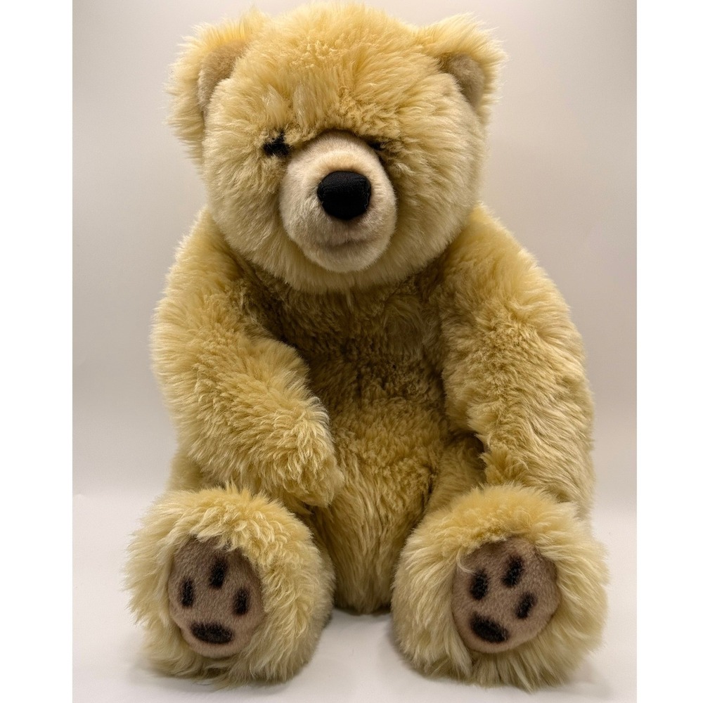 Russ Berrie Yomiko Classics Teddy Bear Plush Tan Gold Stuffed Animal 12 in